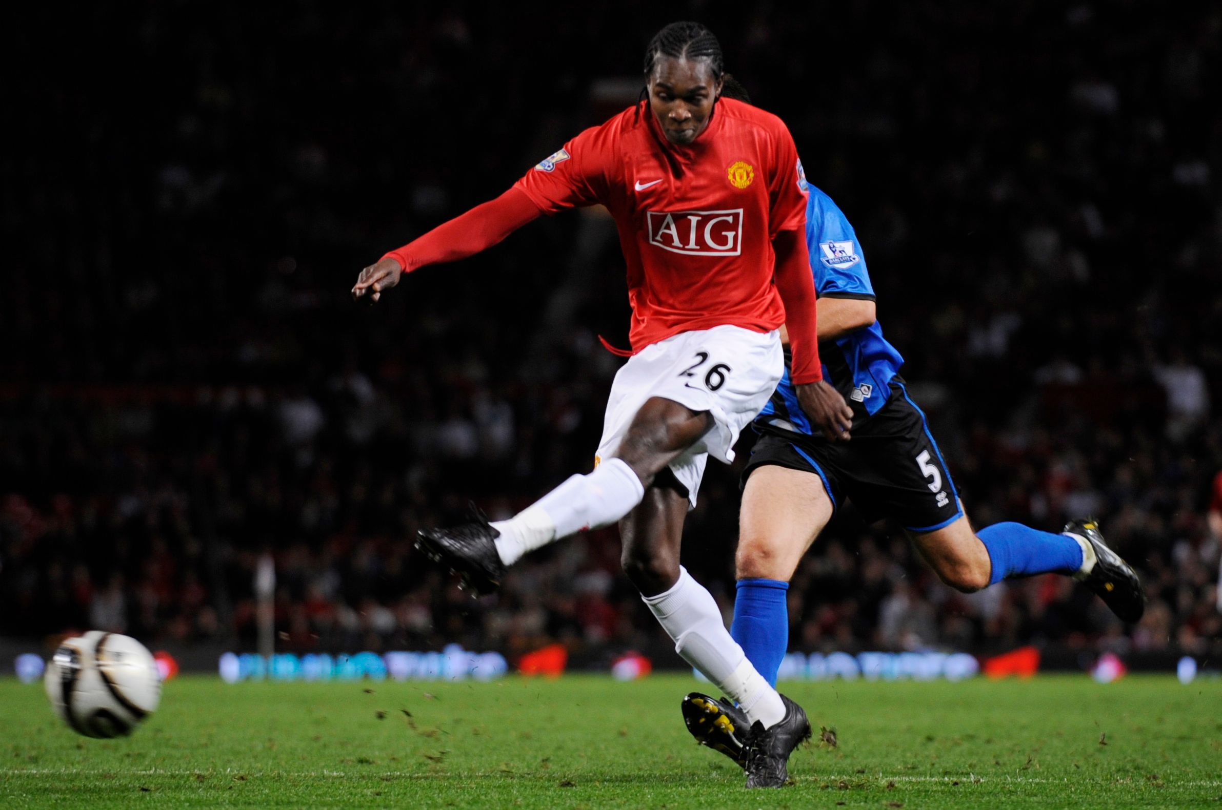Manucho - Manchester United in action against Middlesbrough.