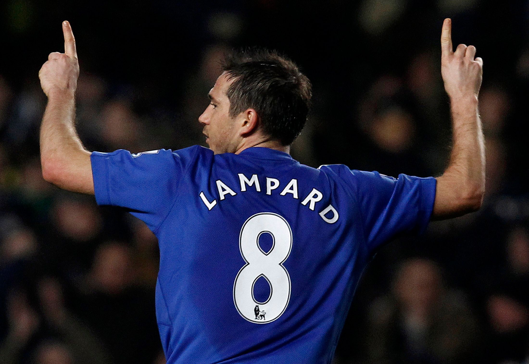 Chelsea's Frank Lampard celebrates.