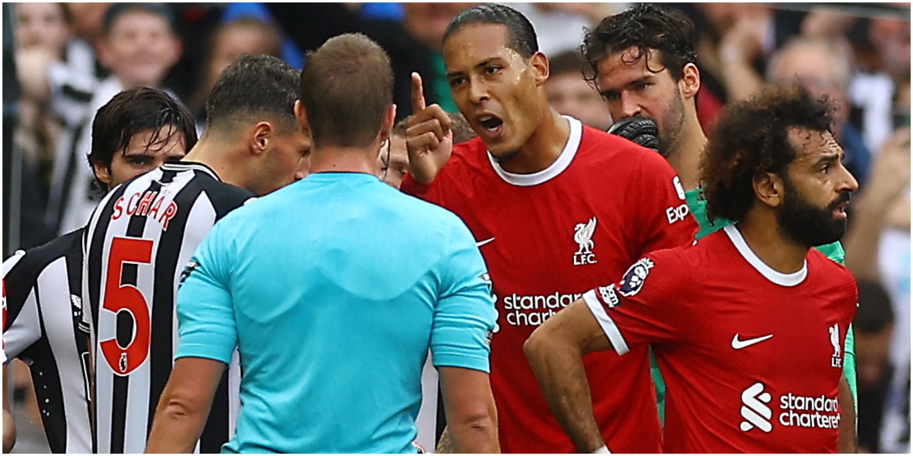 Liverpools Virgil Van Dijk Could Be In More Trouble With Fa After Red Card Vs Newcastle 9000