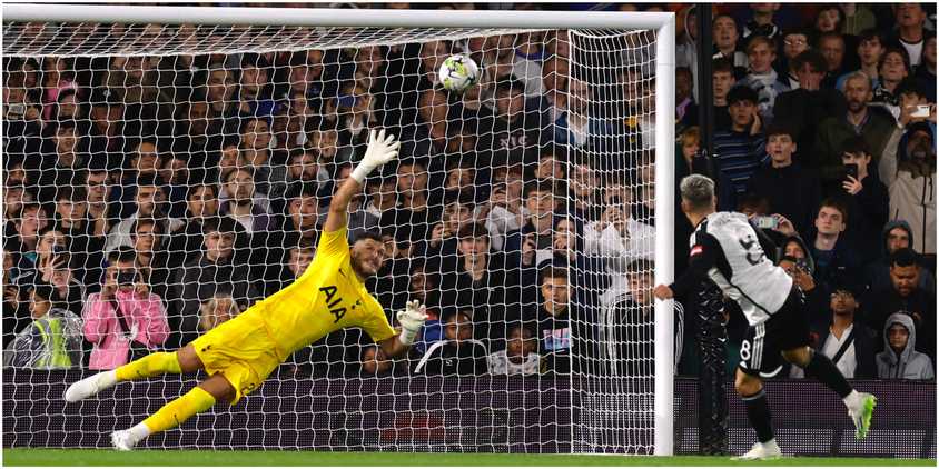 Harry Wilson scores early contender for best penalty of 2023-24 for Fulham vs Tottenham