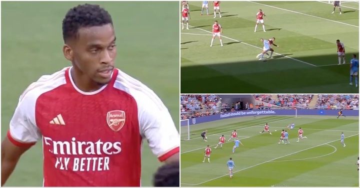 Jurrien Timber: Community Shield highlights of new Arsenal signing vs ...