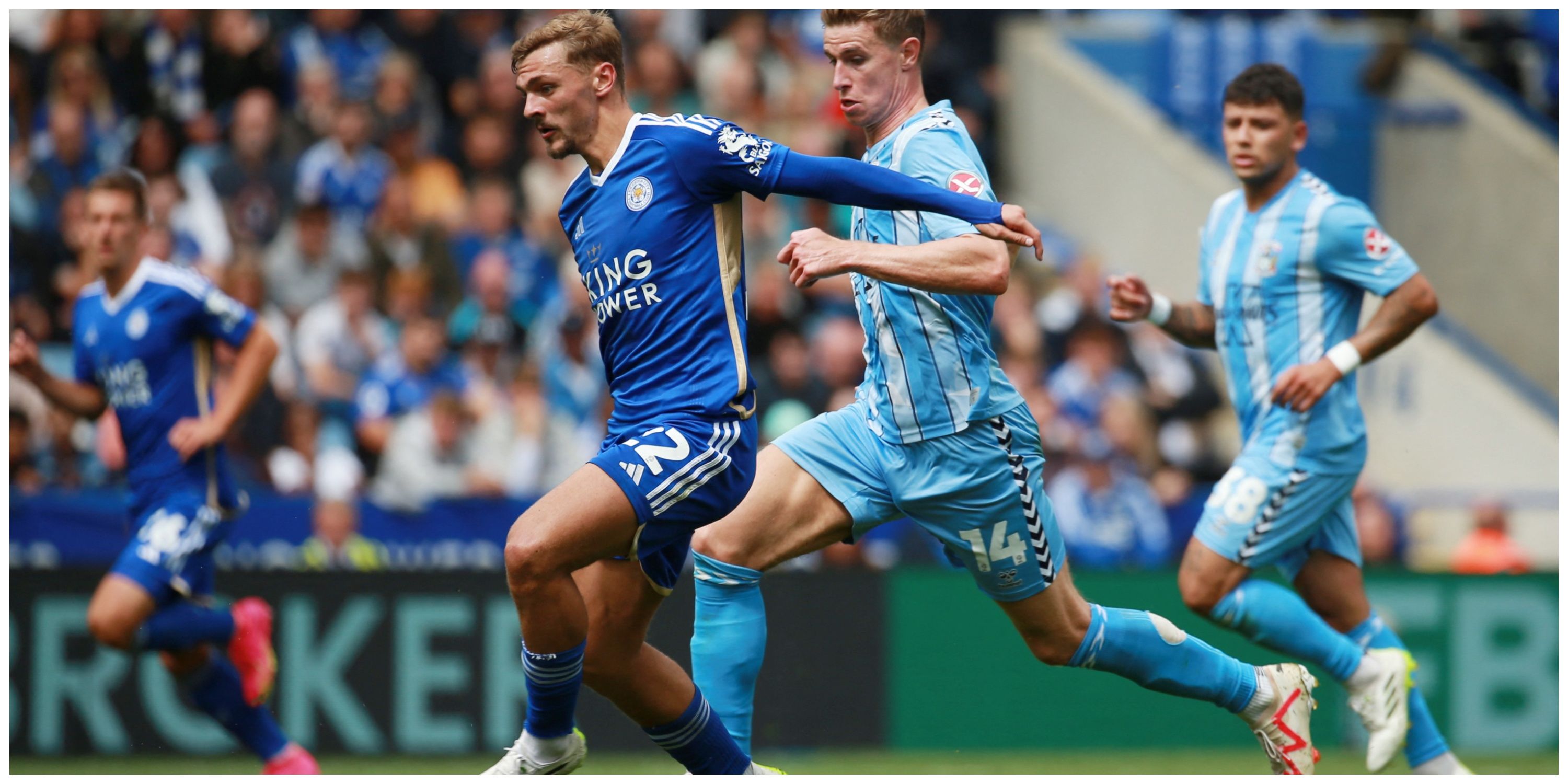 Leicester City midfielder Kiernan Dewsbury-Hall