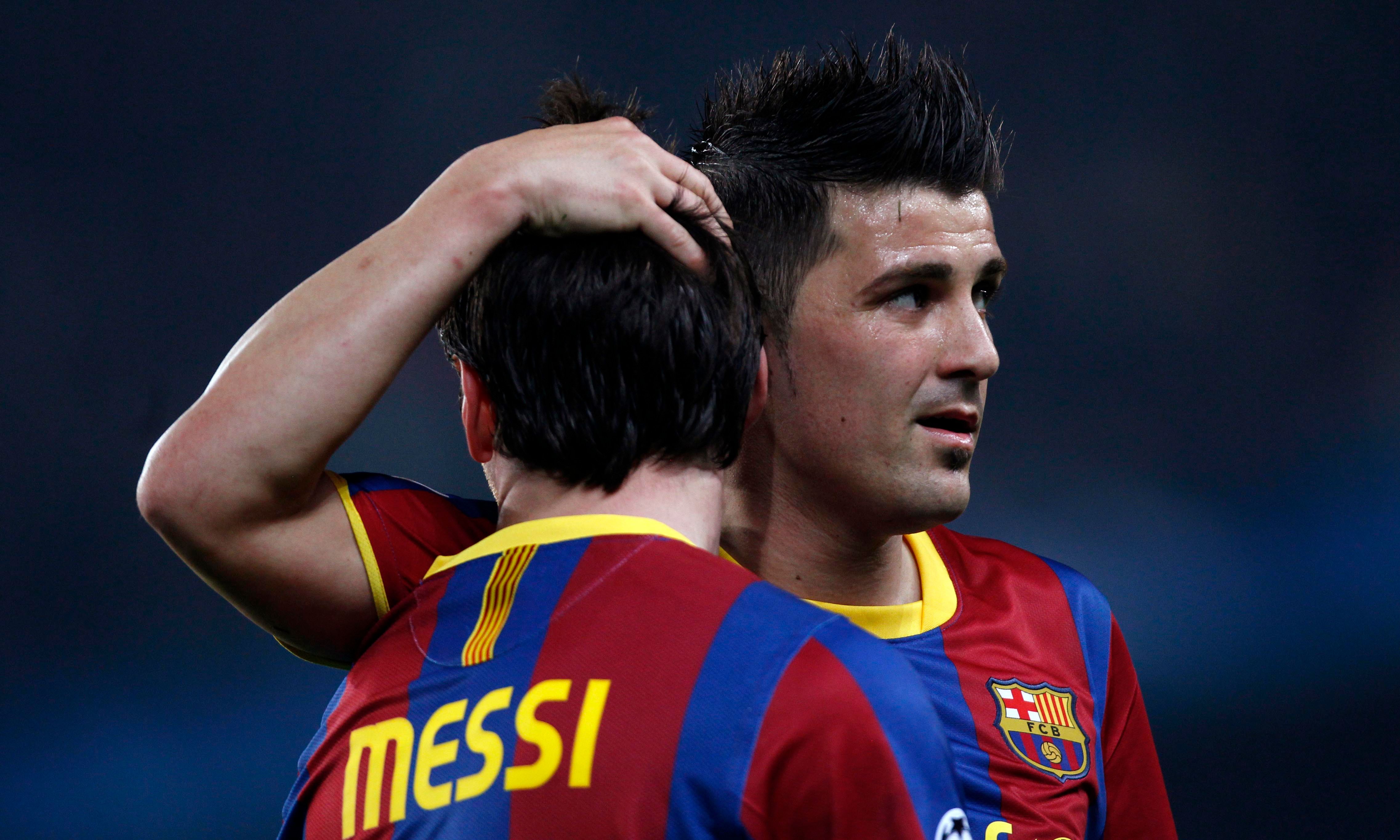 Lionel Messi David Villa