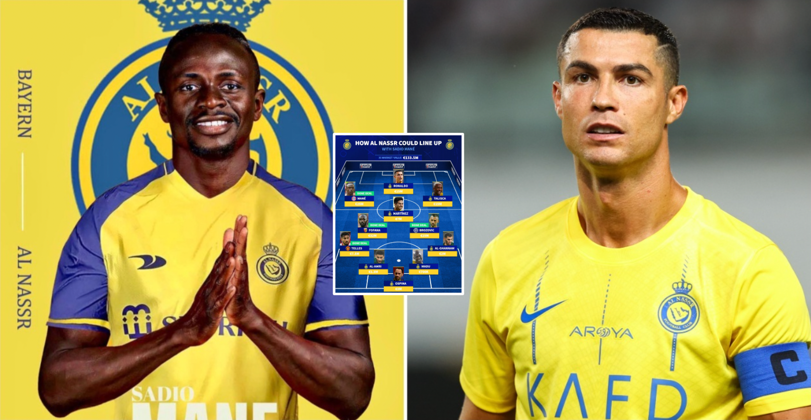 Sadio Mane joins Cristiano Ronaldo at Saudi side Al Nassr