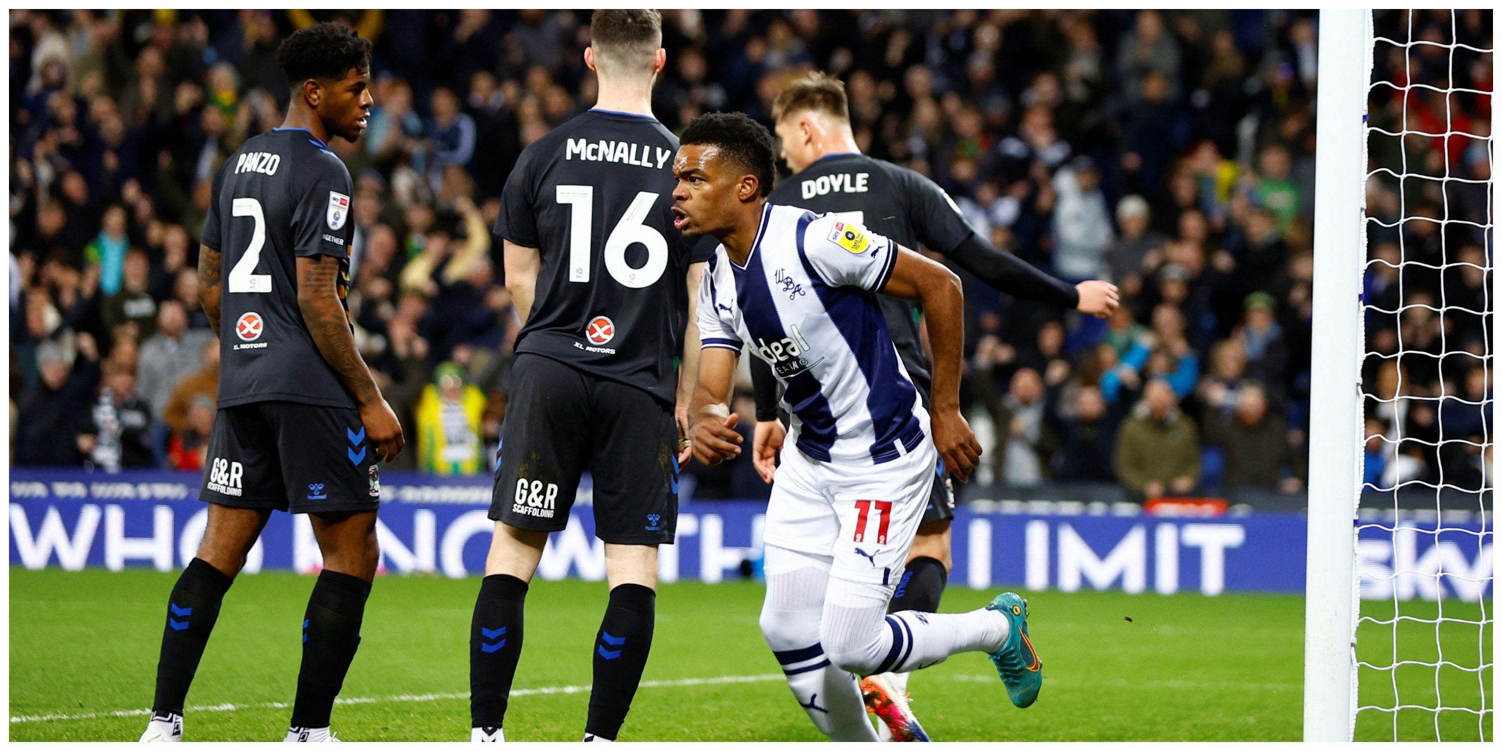 West Bromwich Albion winger Grady Diangana