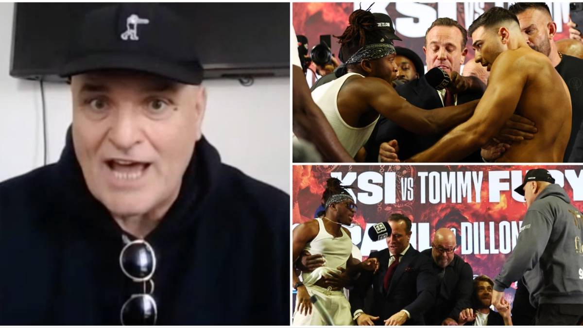 Ksi Riot John Fury reveals KSI's Tyson Fury remark which sparked riot at press ...