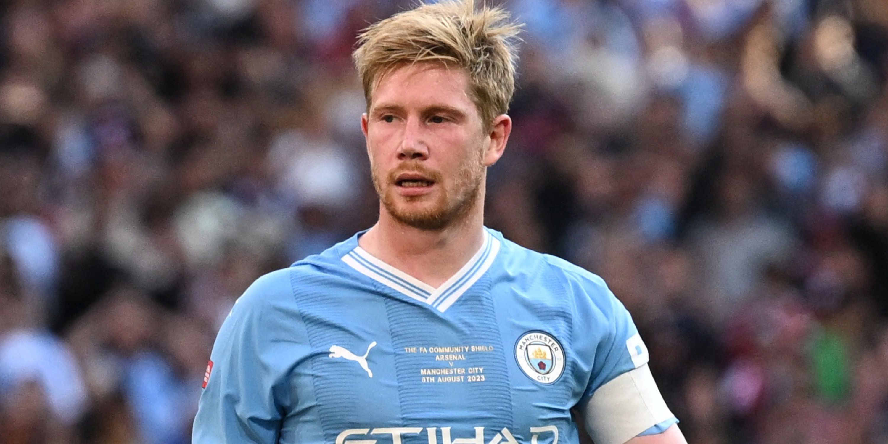 Kevin De Bruyne in action for Manchester City