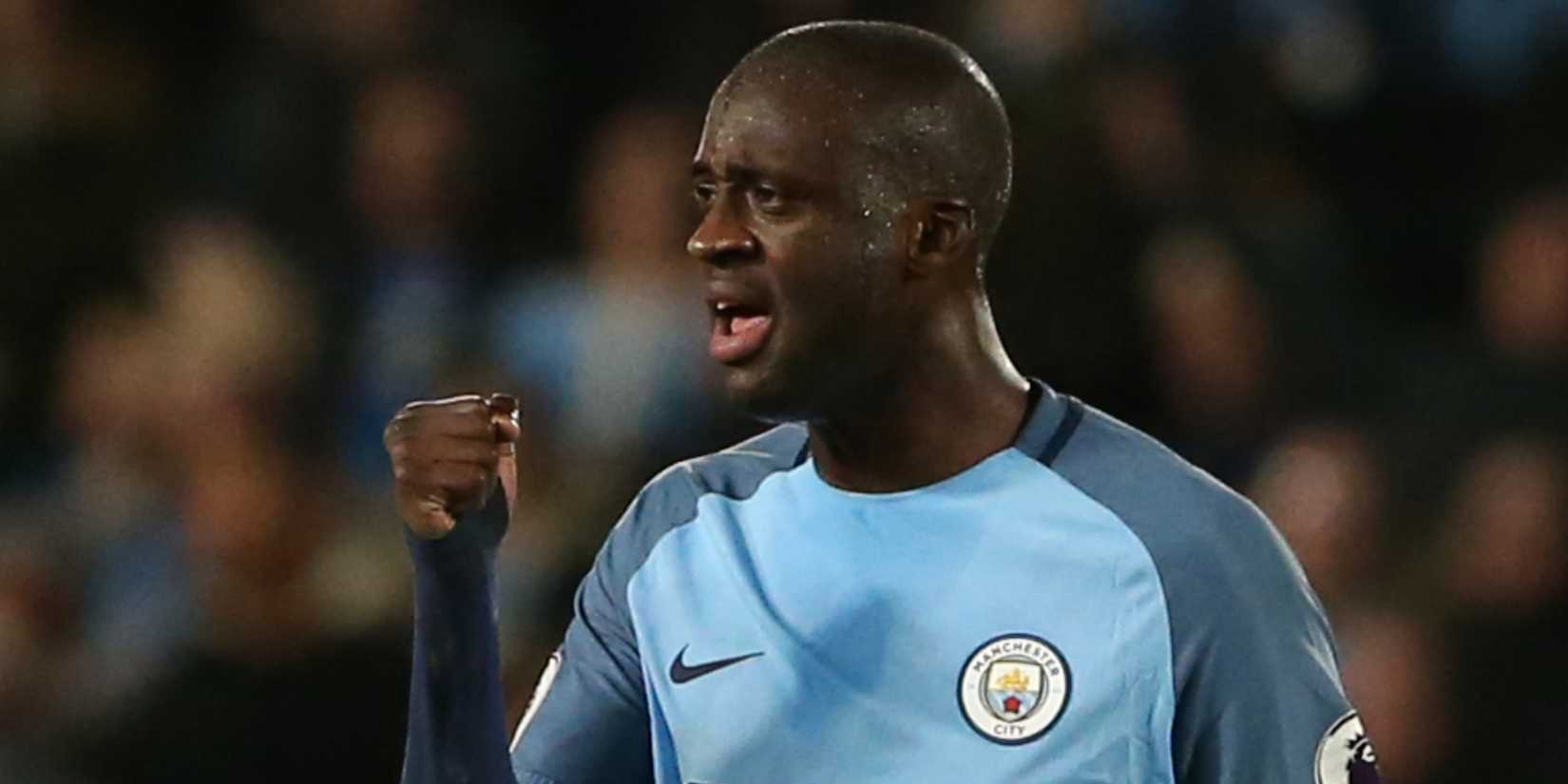 Yaya Toure in action for Manchester City