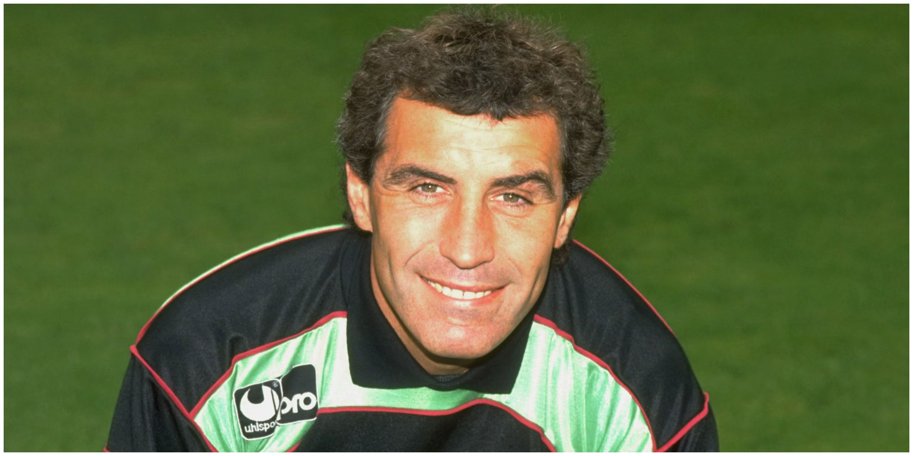 Peter Shilton poses for a picture.