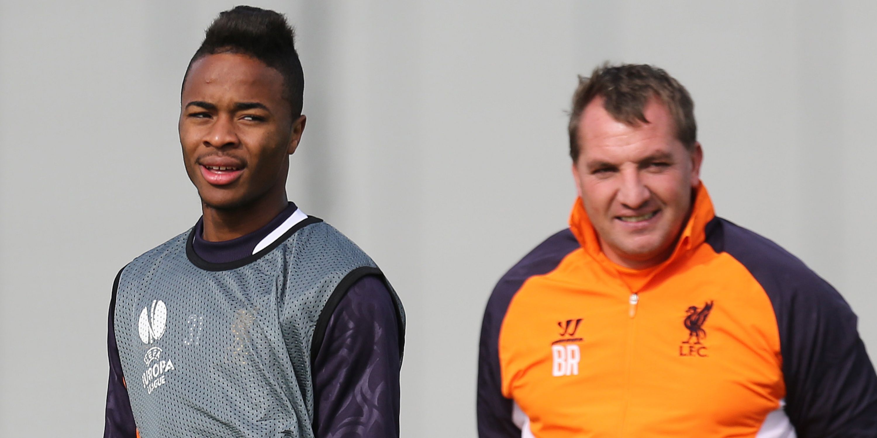 Raheem Sterling and Brendan Rodgers