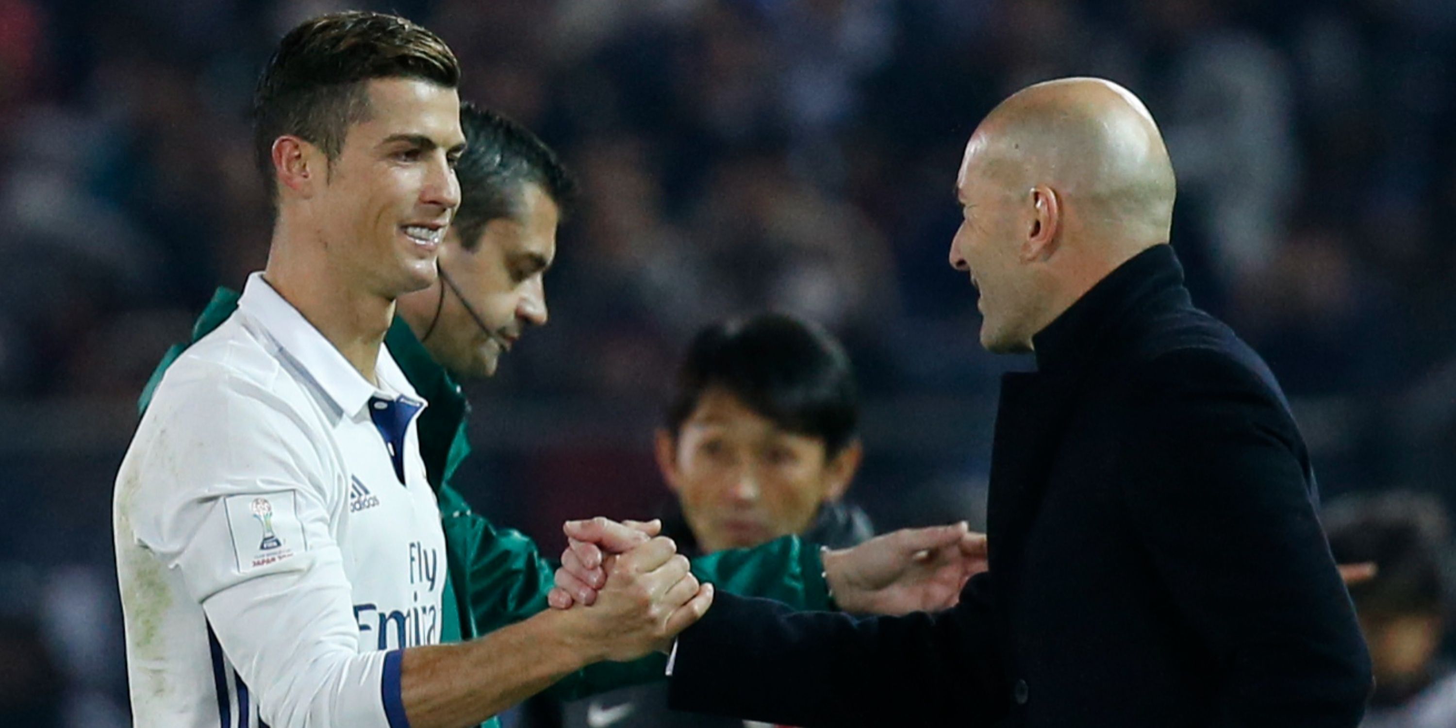 Cristiano Ronaldo and Zinedine Zidane