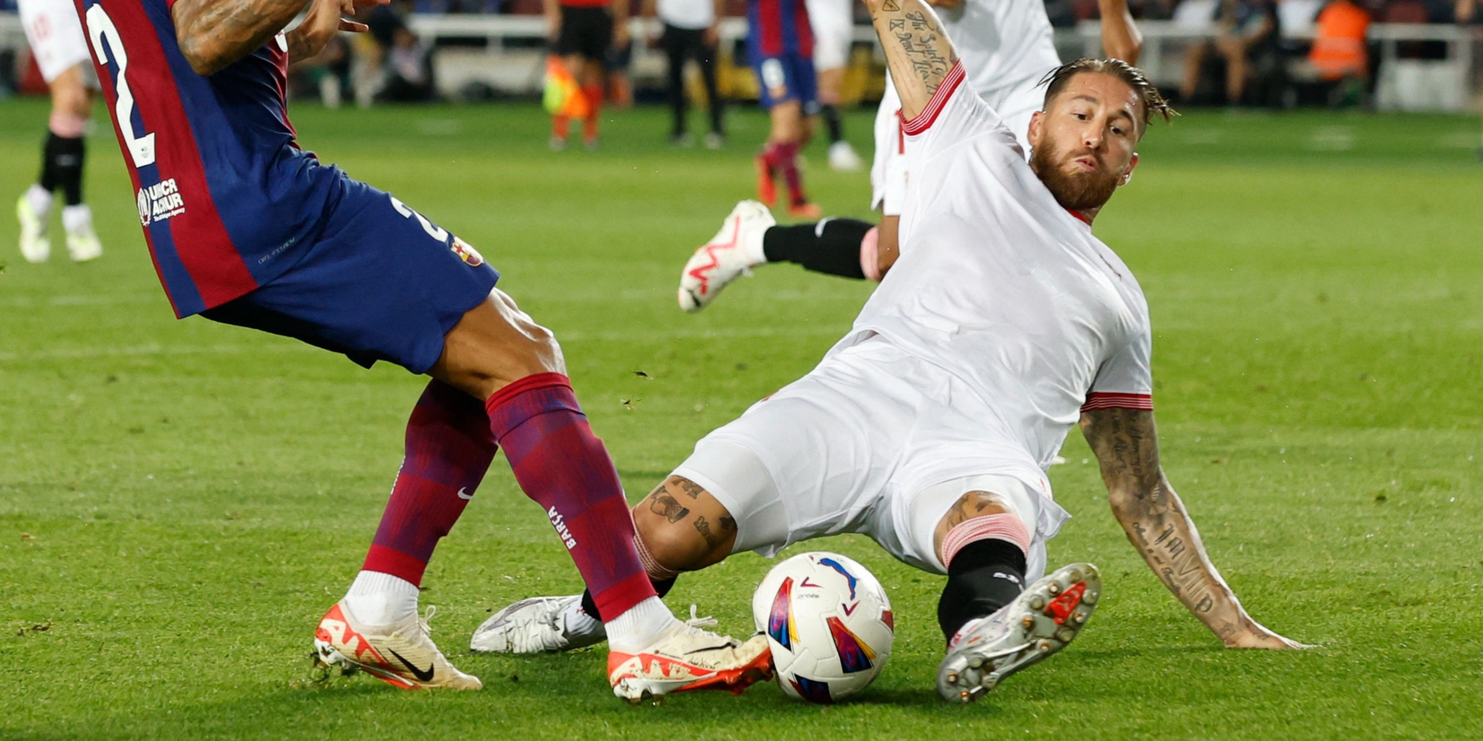 Old footage of Sergio Ramos and Lamine Yamal goes viral after defender's  own goal for Barcelona