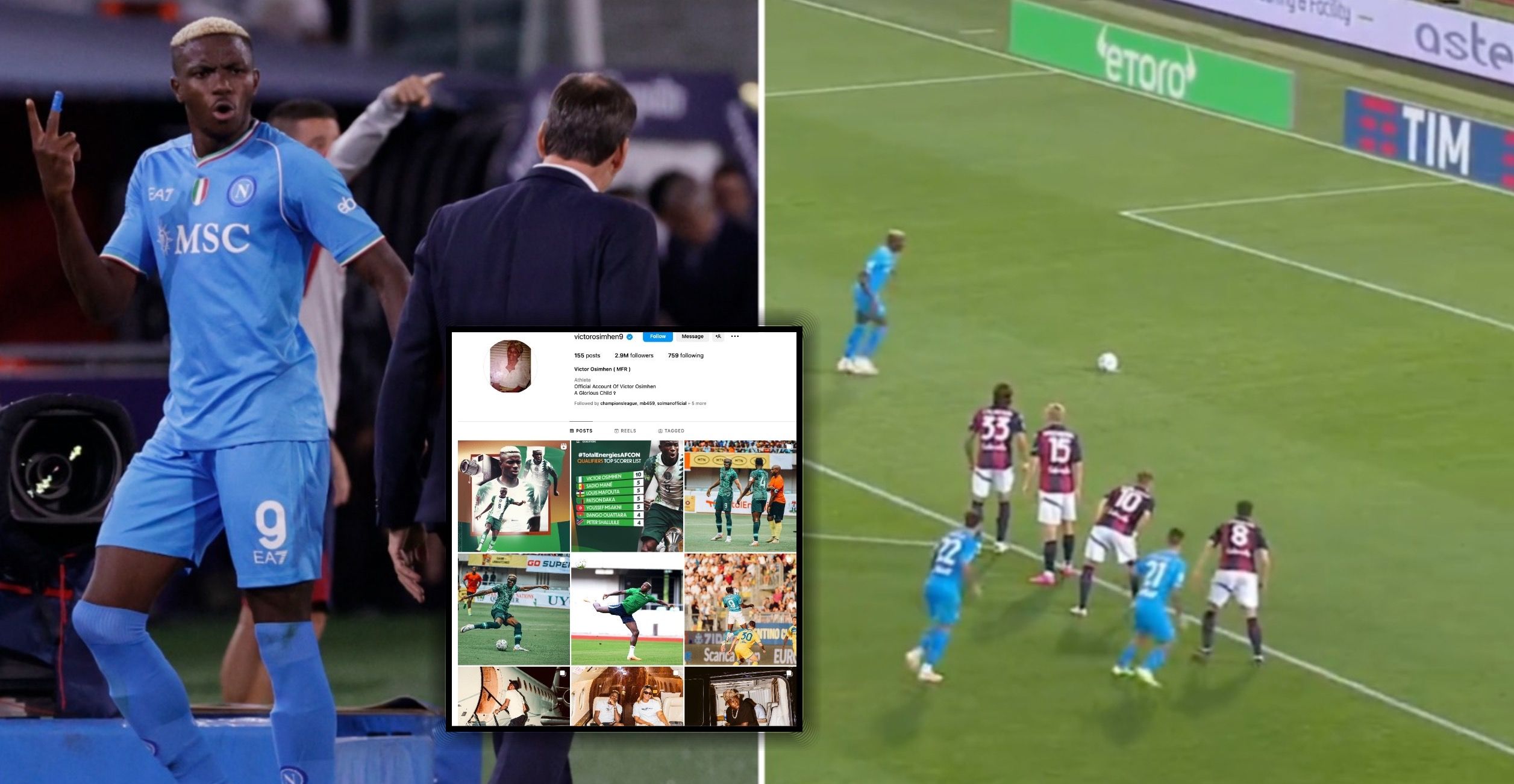 Victor Osimhen set to take legal action against Napoli after