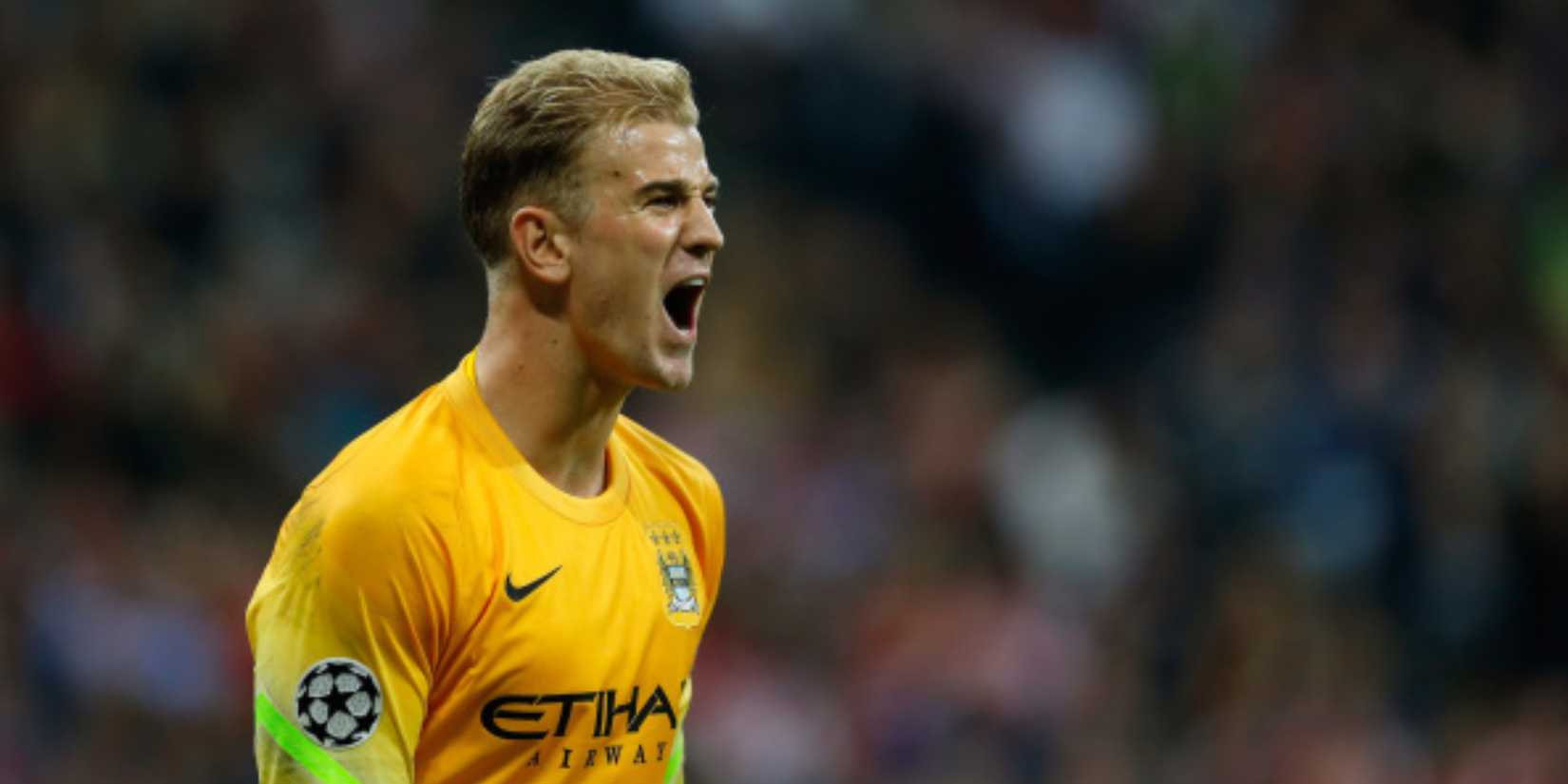 Joe Hart shouting