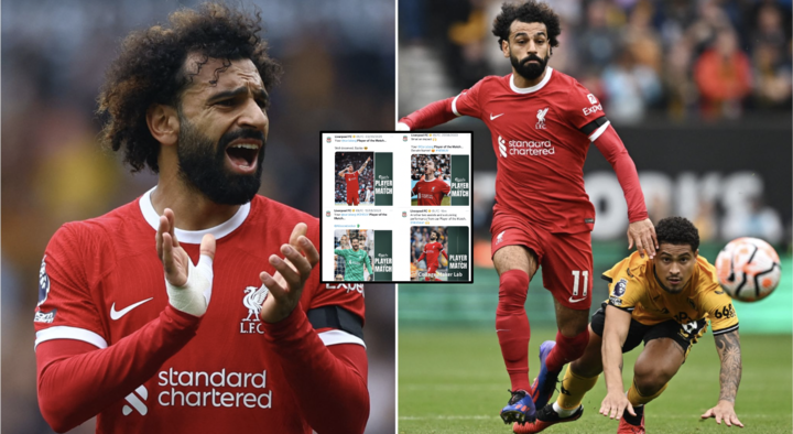 Why Liverpool posted different Player of the Match graphic for Salah ...