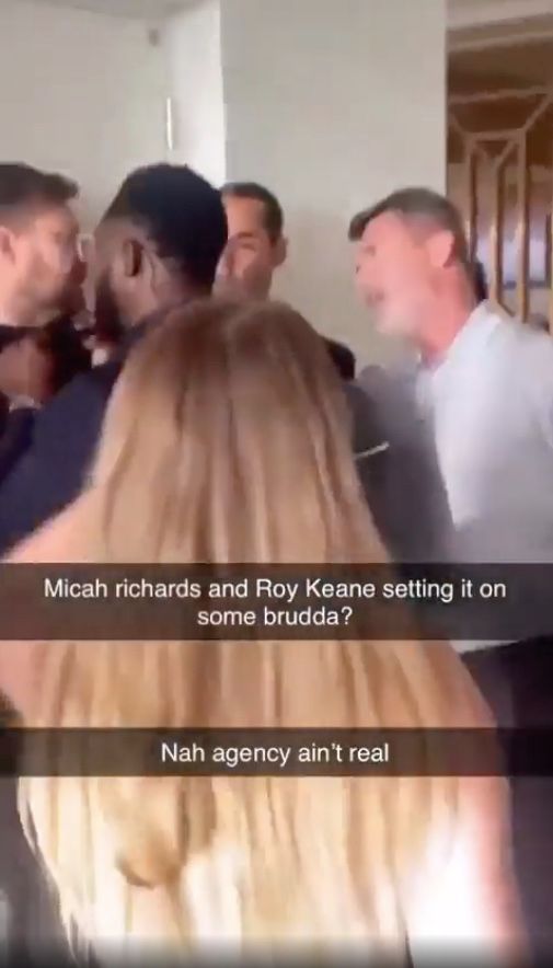 Roy Keane Attacked By Arsenal Fan Before Micah Richards Defends Him