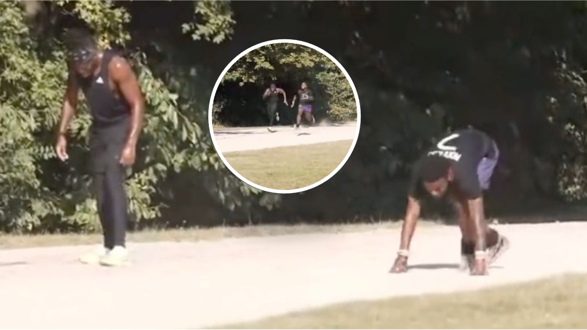 Sidemen Charity Match: KSI & Speed go head-to-head in 100m race