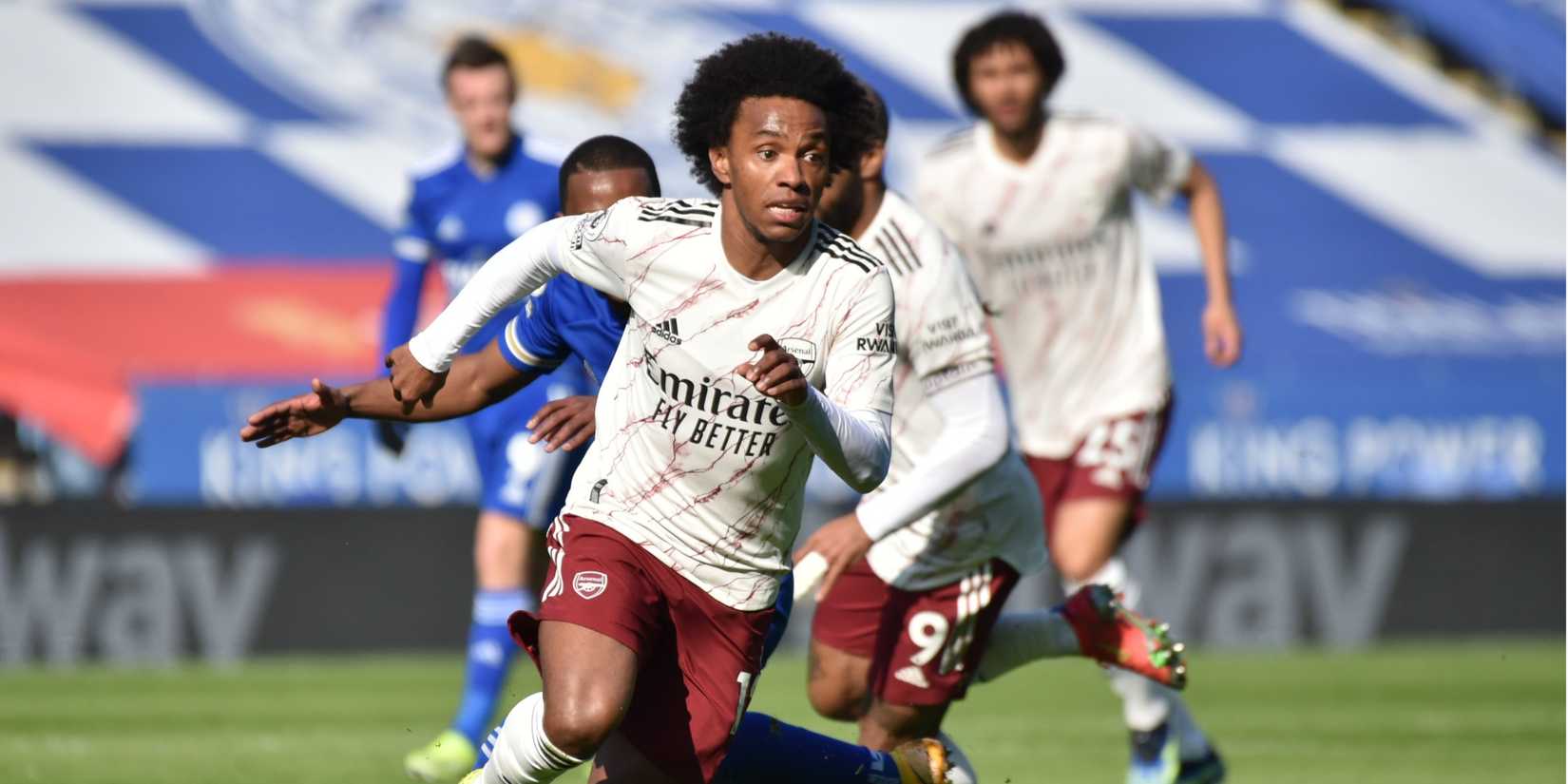 Willian running with the ball
