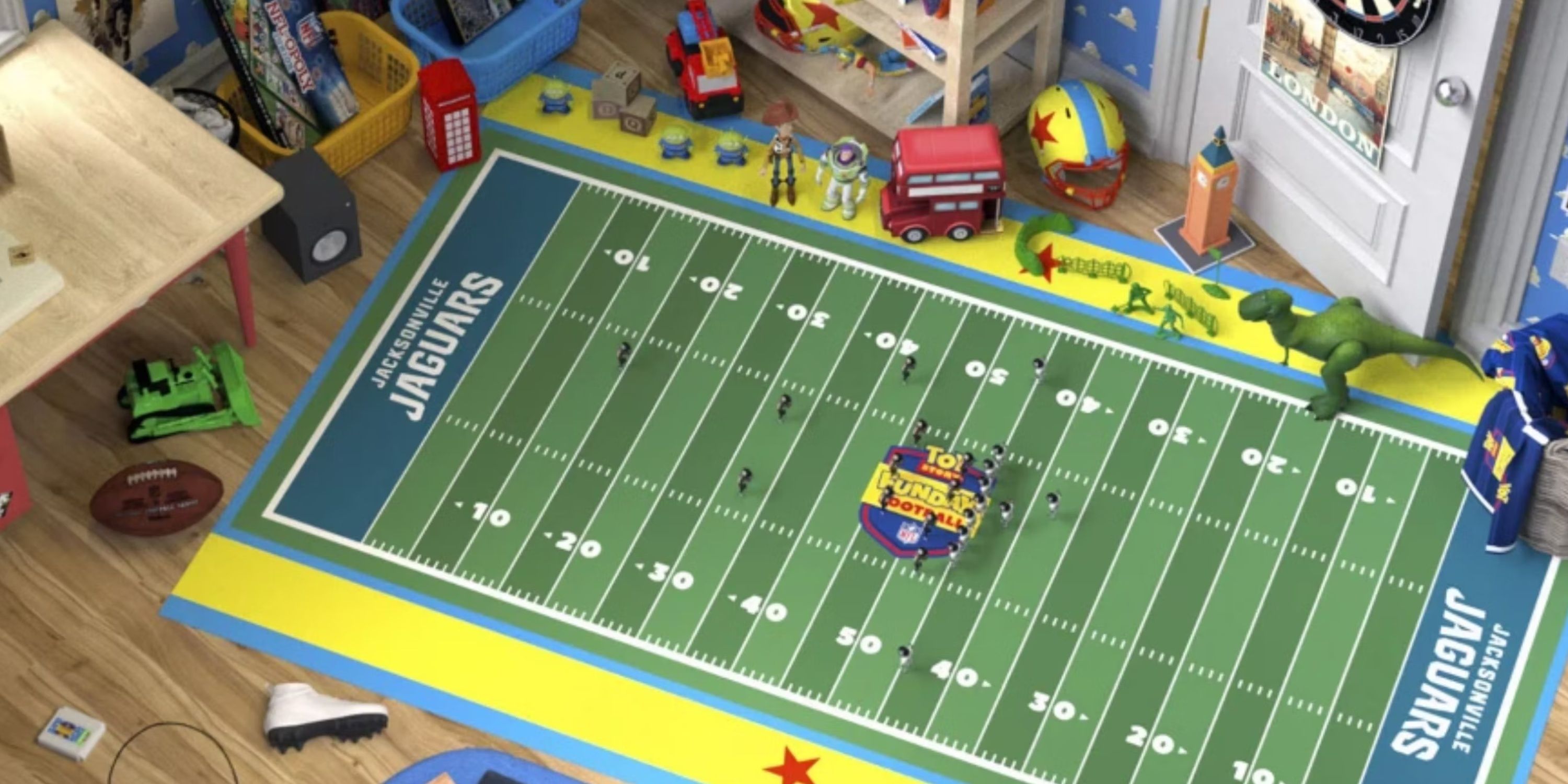 To the endzone and beyond: NFL game going animated with 'Toy Story Funday  Football'