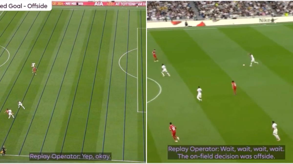 PGMOL release VAR audio of Luis Diaz disallowed goal in Tottenham vs ...