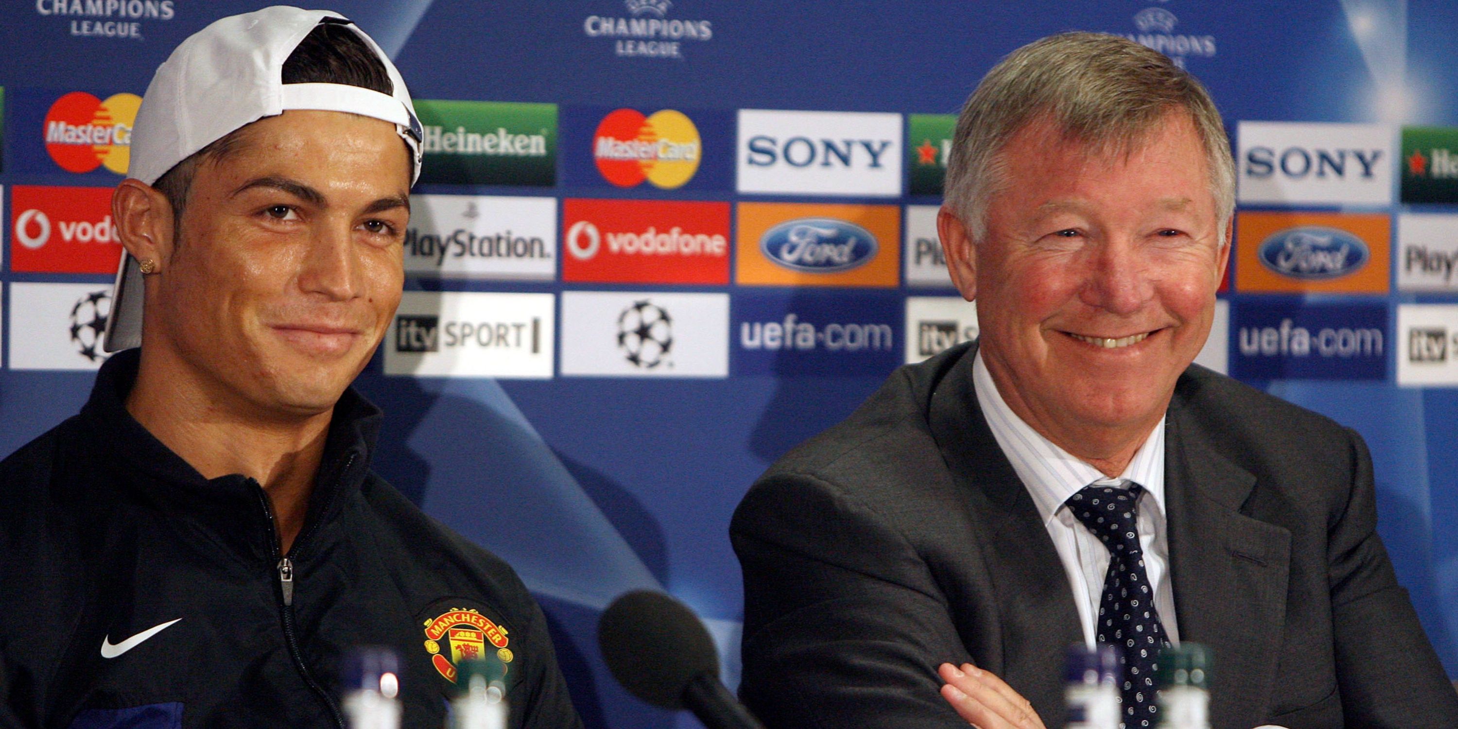 Cristiano Ronaldo and Sir Alex Ferguson