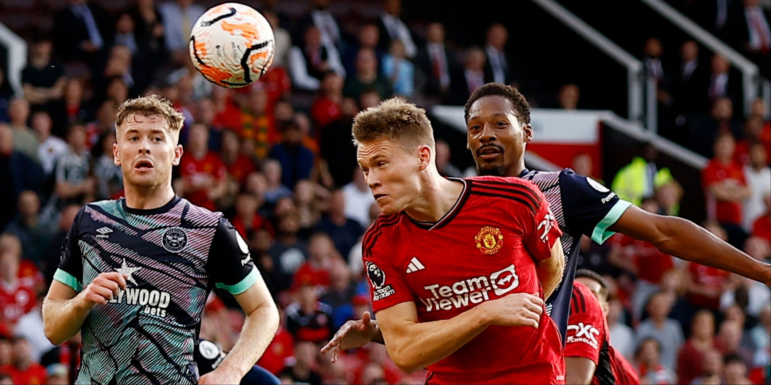 Manchester United's Scott McTominay scores their second goal
