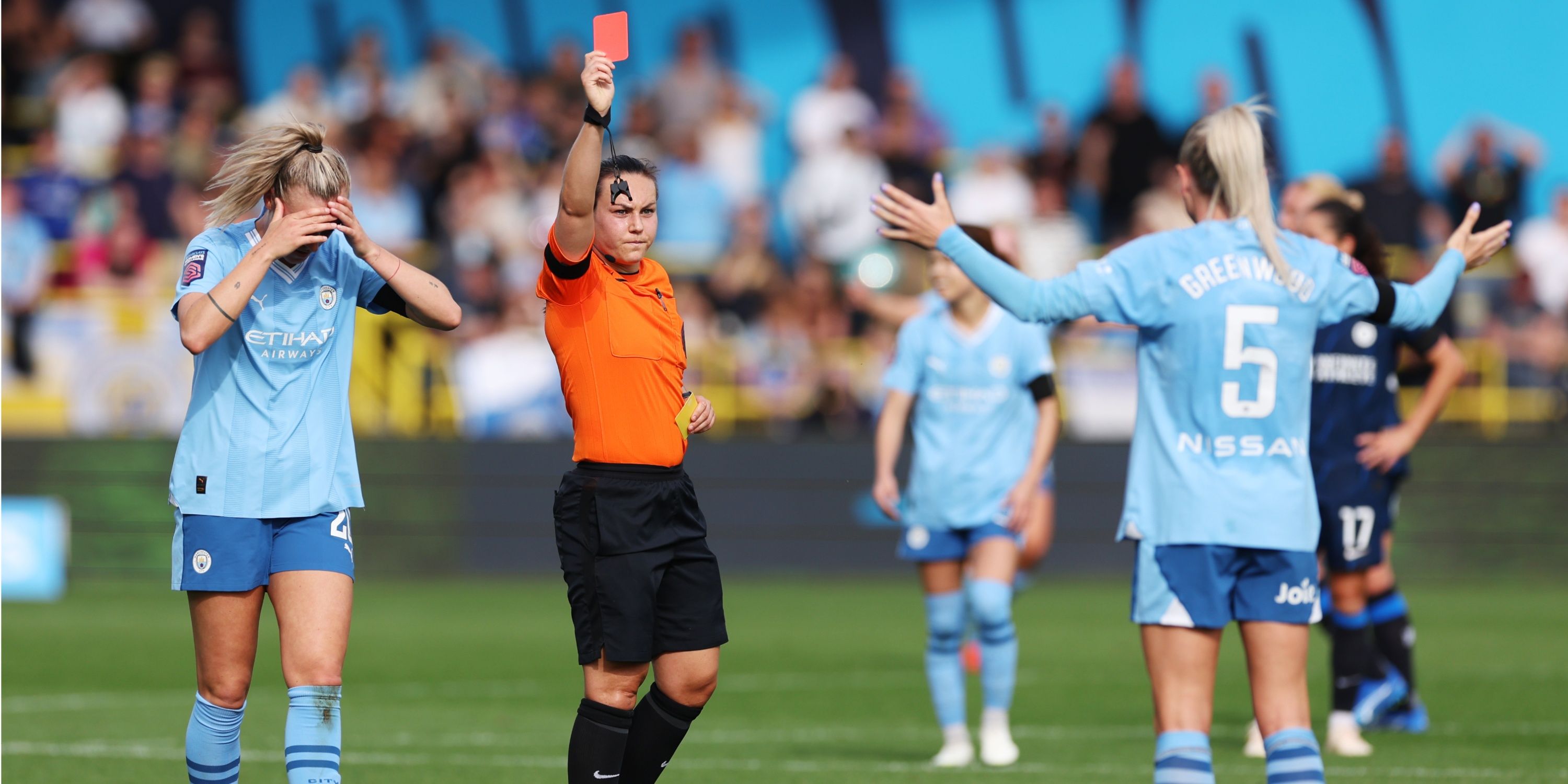 Ian Wright slams WSL referee for ridiculously harsh Alex Greenwood red card