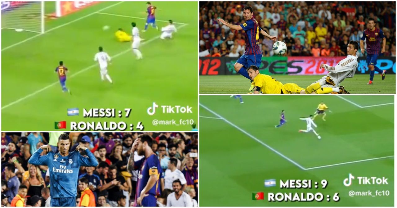 Lionel Messi VS Cristiano Ronaldo - ALL 35 Games Against Each Other 
