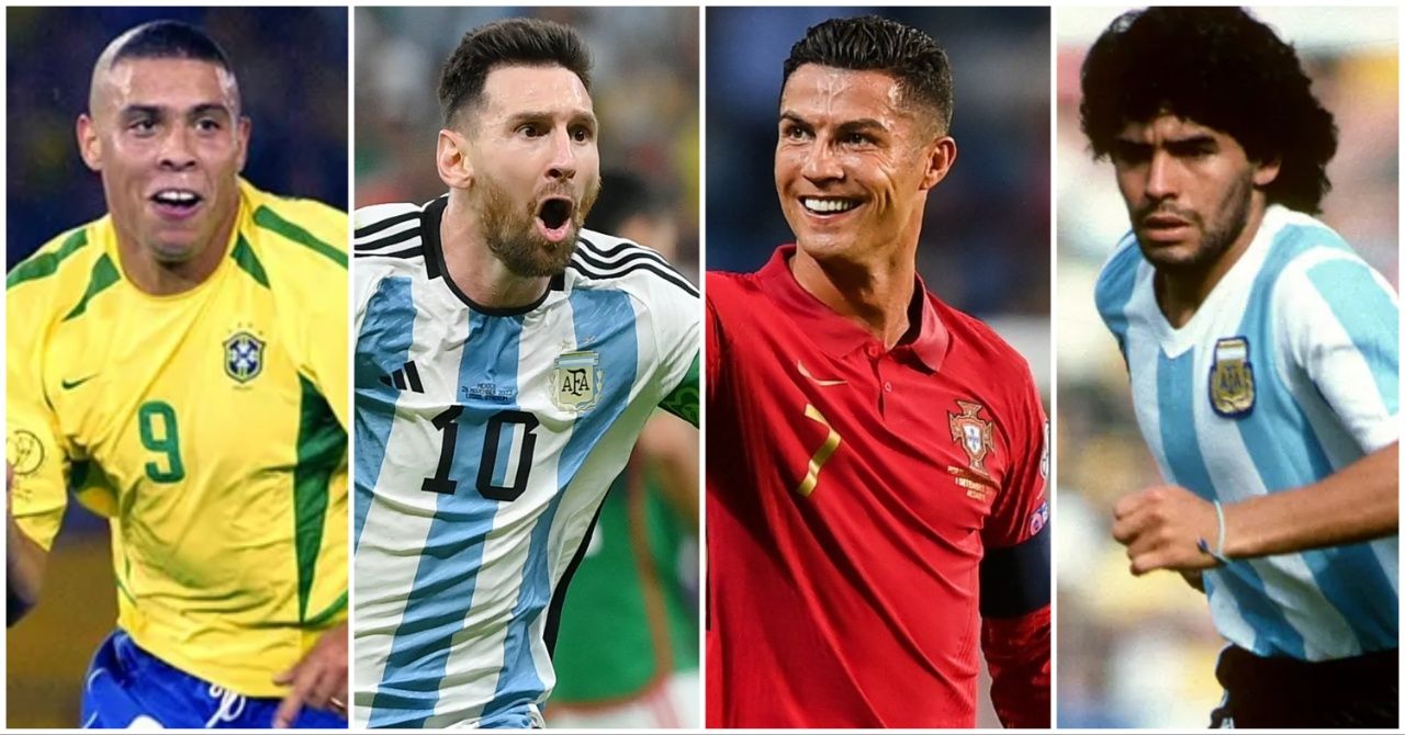 Ronaldo, Messi, Pele, Maradona: Mathematical study crowned