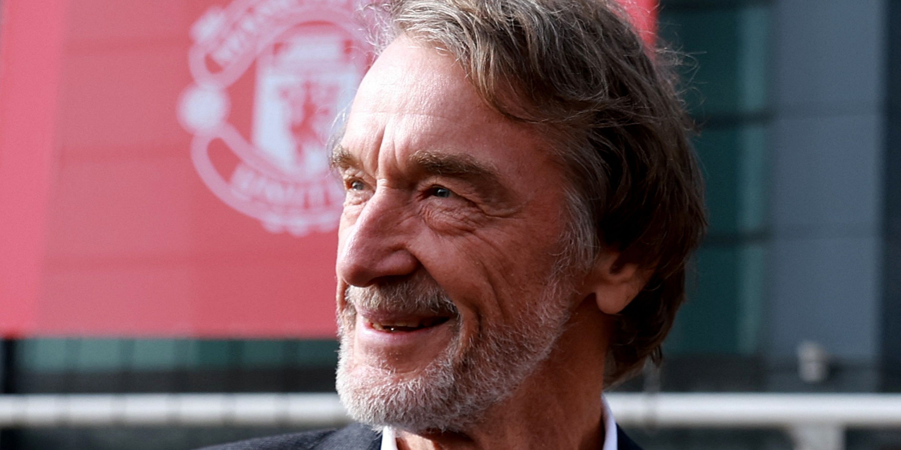 Ineos chairman Jim Ratcliffe is pictured at Old Trafford.