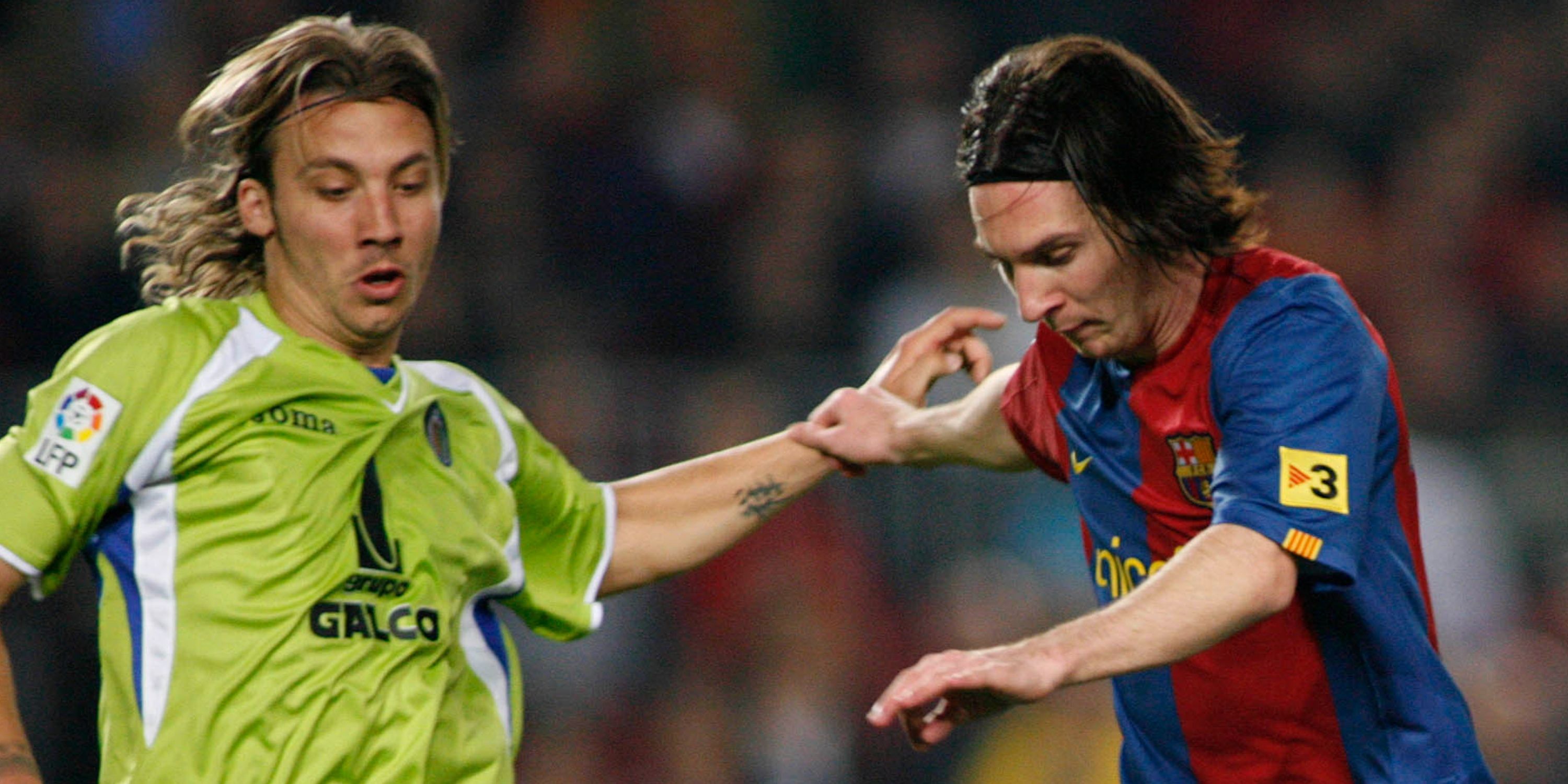 Alexis Ruano Delgado and Lionel Messi