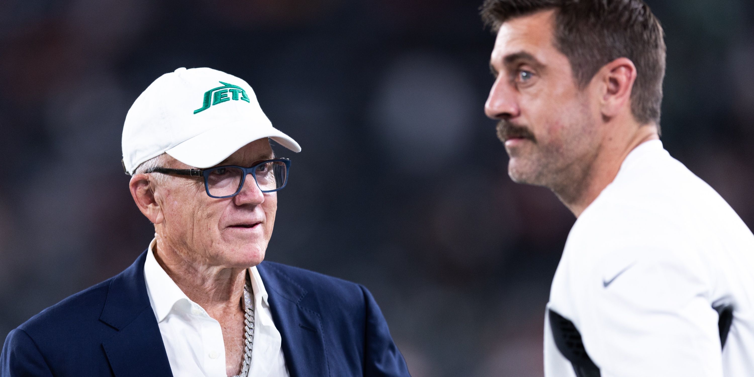 Woody Johnson, Aaron Rodgers, New York Jets