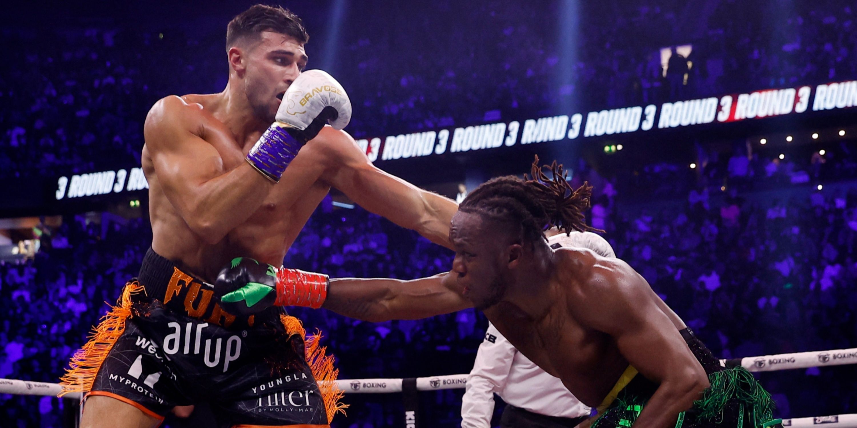 KSI confronted judges with manager in angry row after Tommy Fury 'robbery'