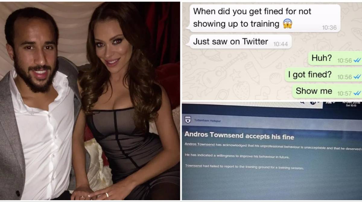 Townsend's wife thought he missed training after Football Manager mix-up