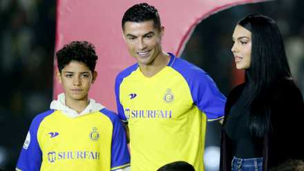 Cristiano Ronaldo and Cristiano Ronaldo Jr