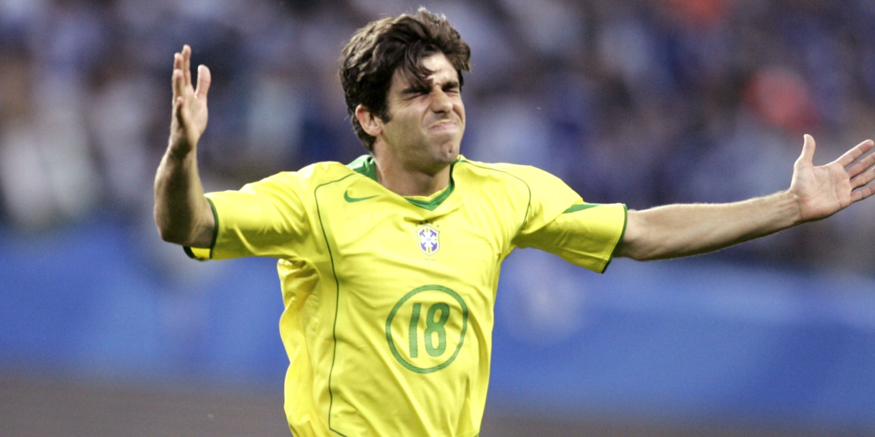 Juninho Pernambucano in action for Brazil