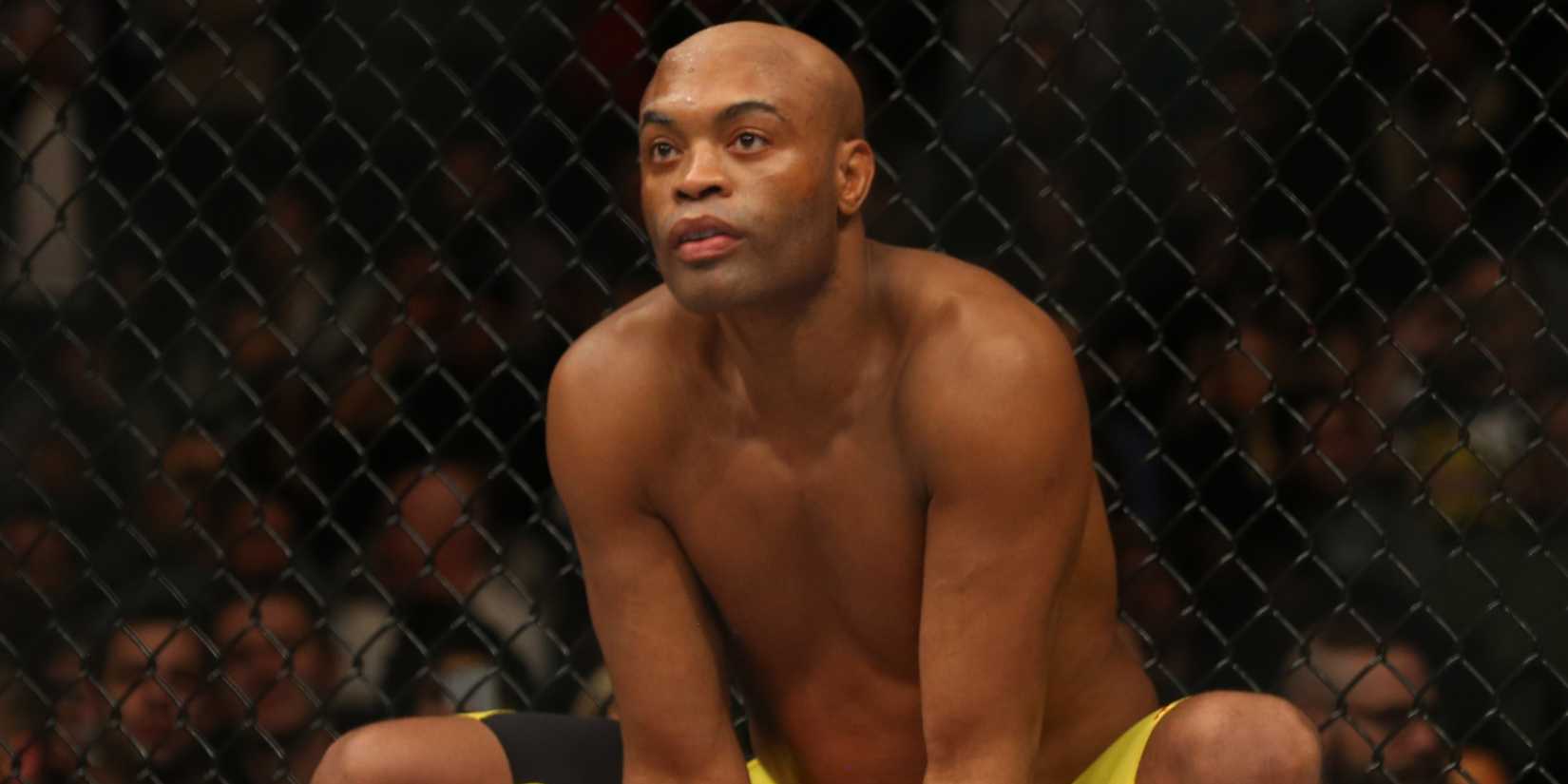 Anderson Silva before a UFC fight