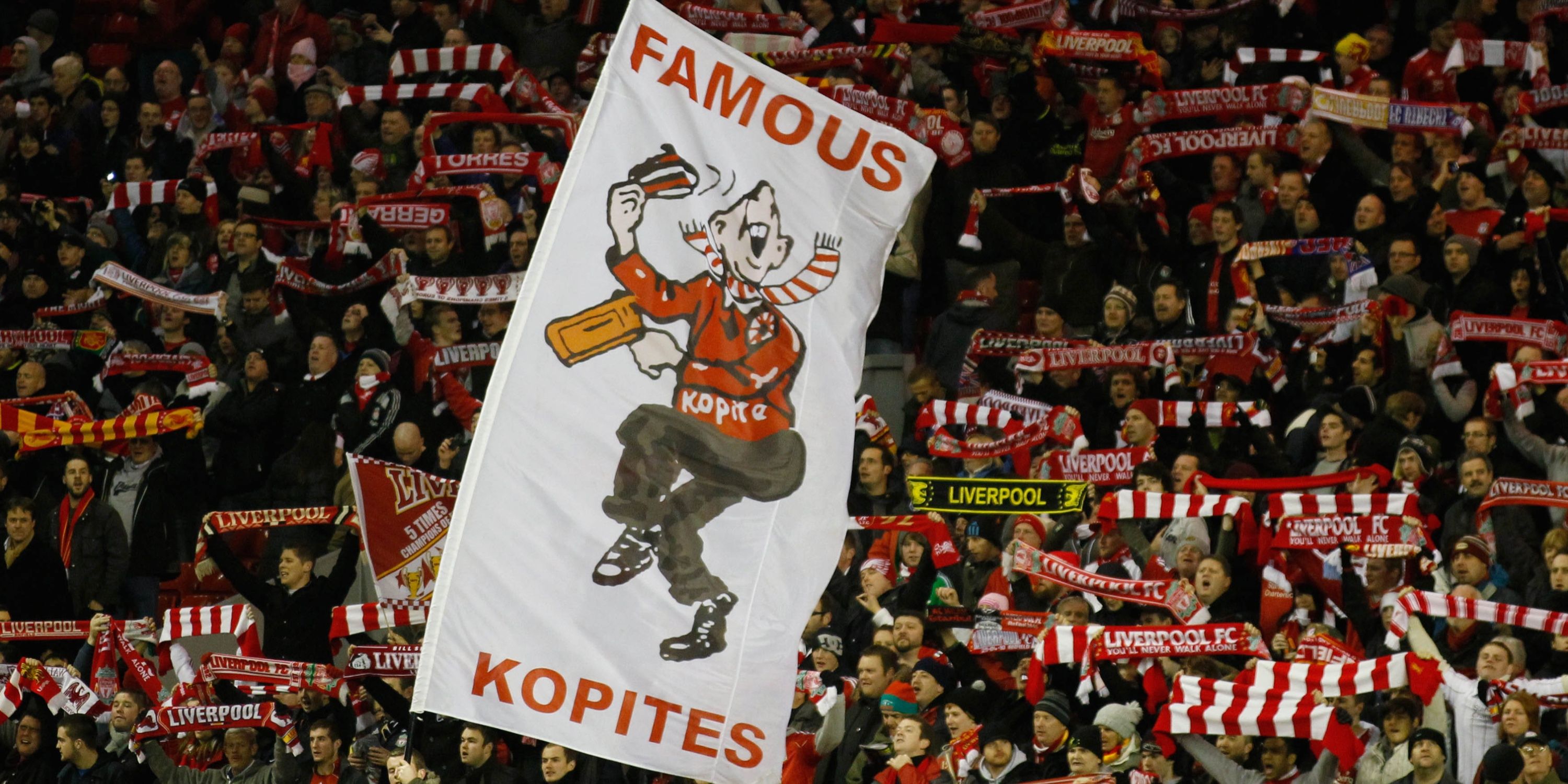 Liverpool's Kop stand at Anfield