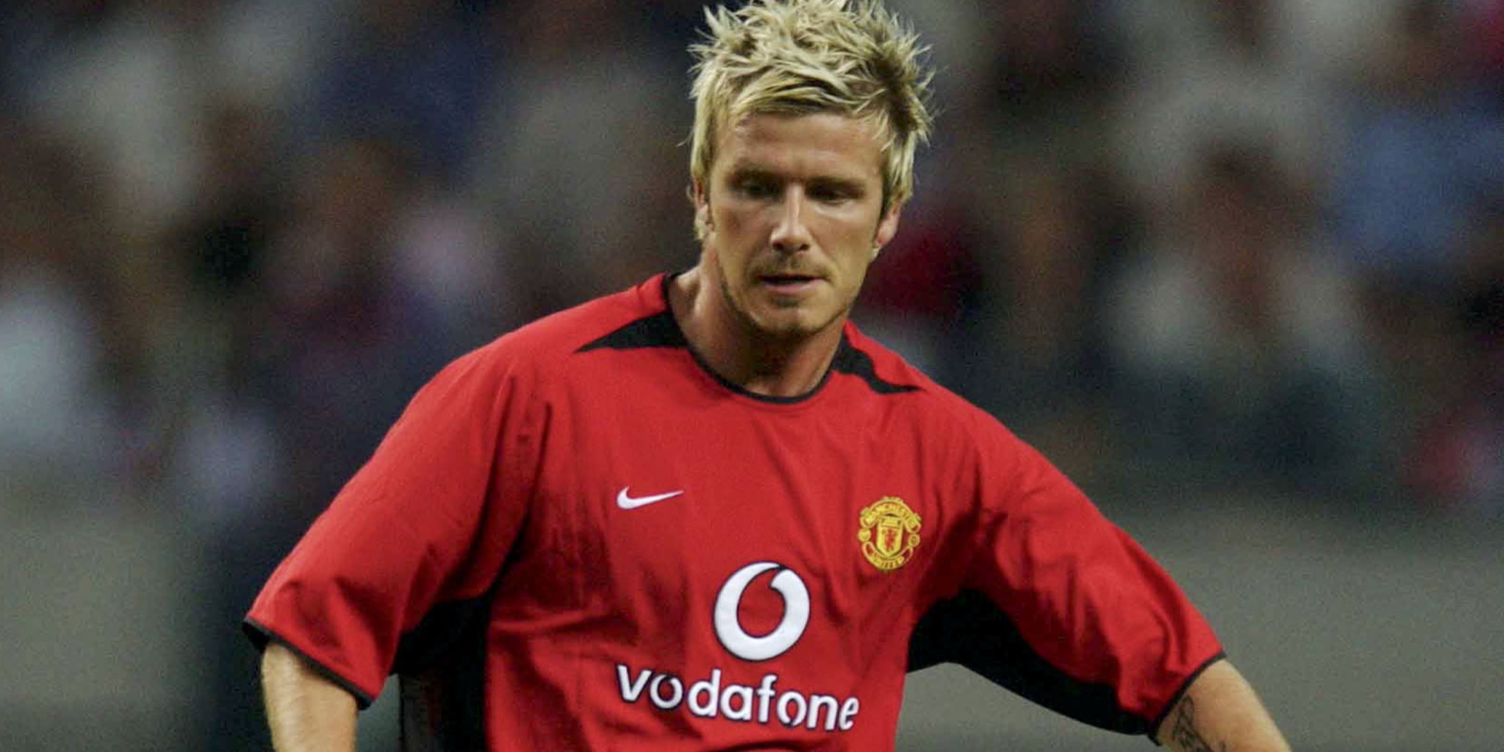 Manchester United's David Beckham in 2002