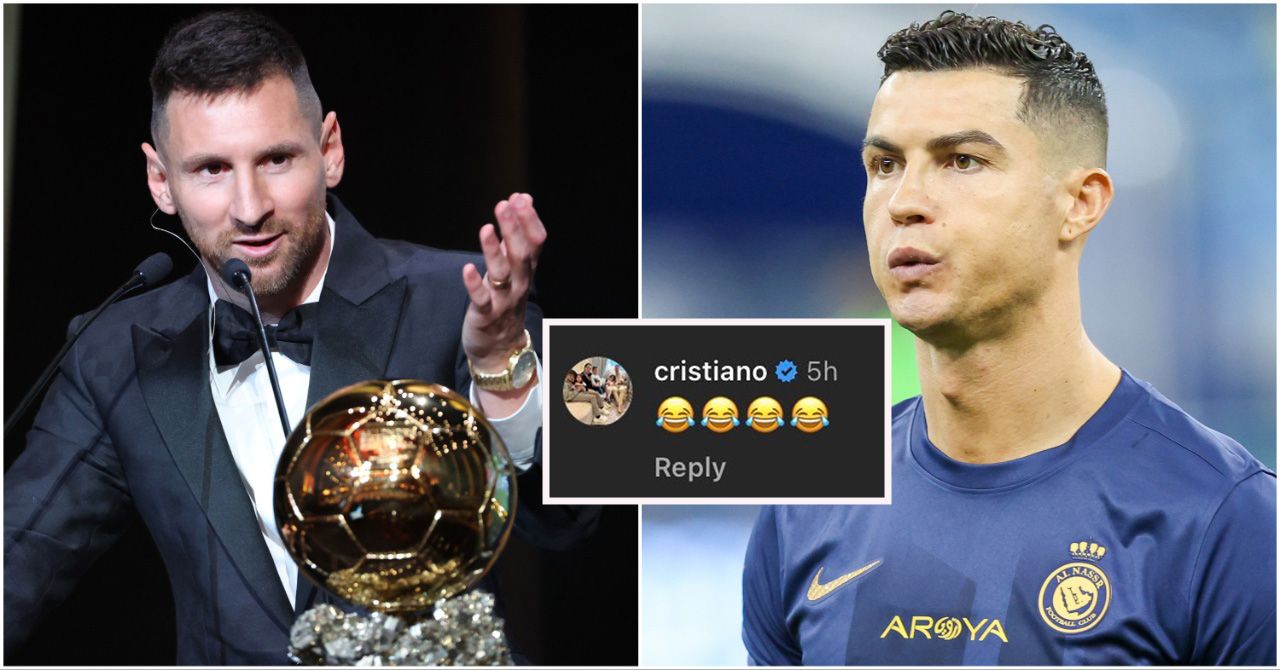 Cristiano Ronaldo’s Instagram comment after Messi’s eighth Ballon d’Or ...