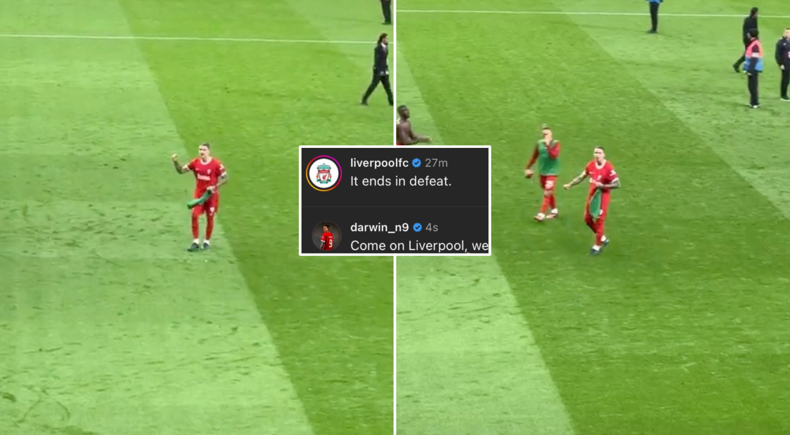 Darwin Nunez's actions after Tottenham 2-1 Liverpool go viral