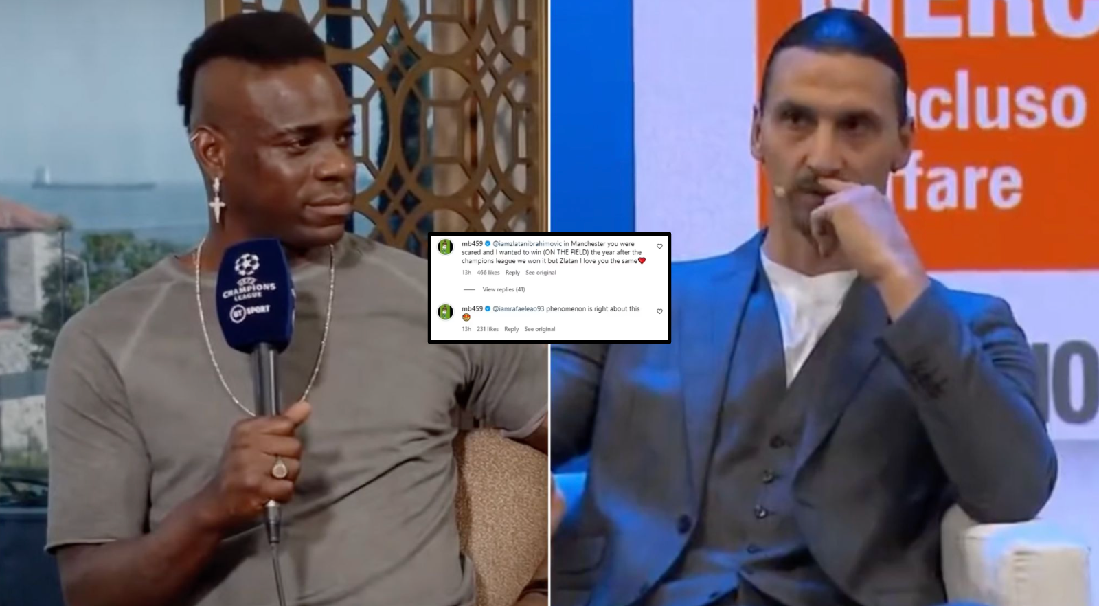 Balotelli Fires Back at Ibrahimovic Over 'Wasted Career' Claim