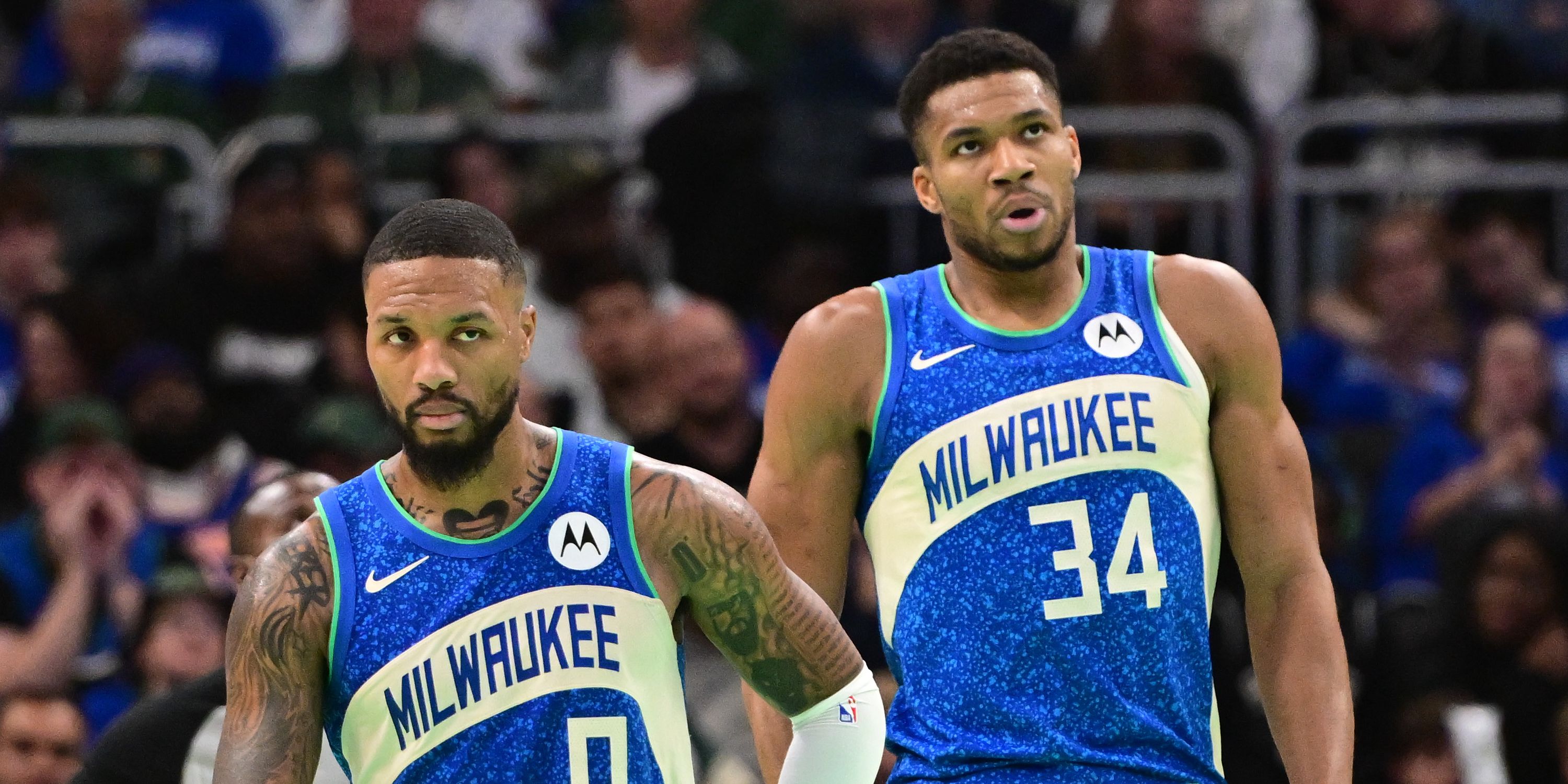 Giannis Antetokounmpo Damiam Lillard Partnership Is Still A Work In Progress