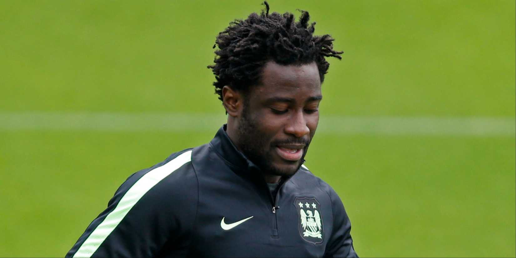 Manchester City striker Wilfried Bony
