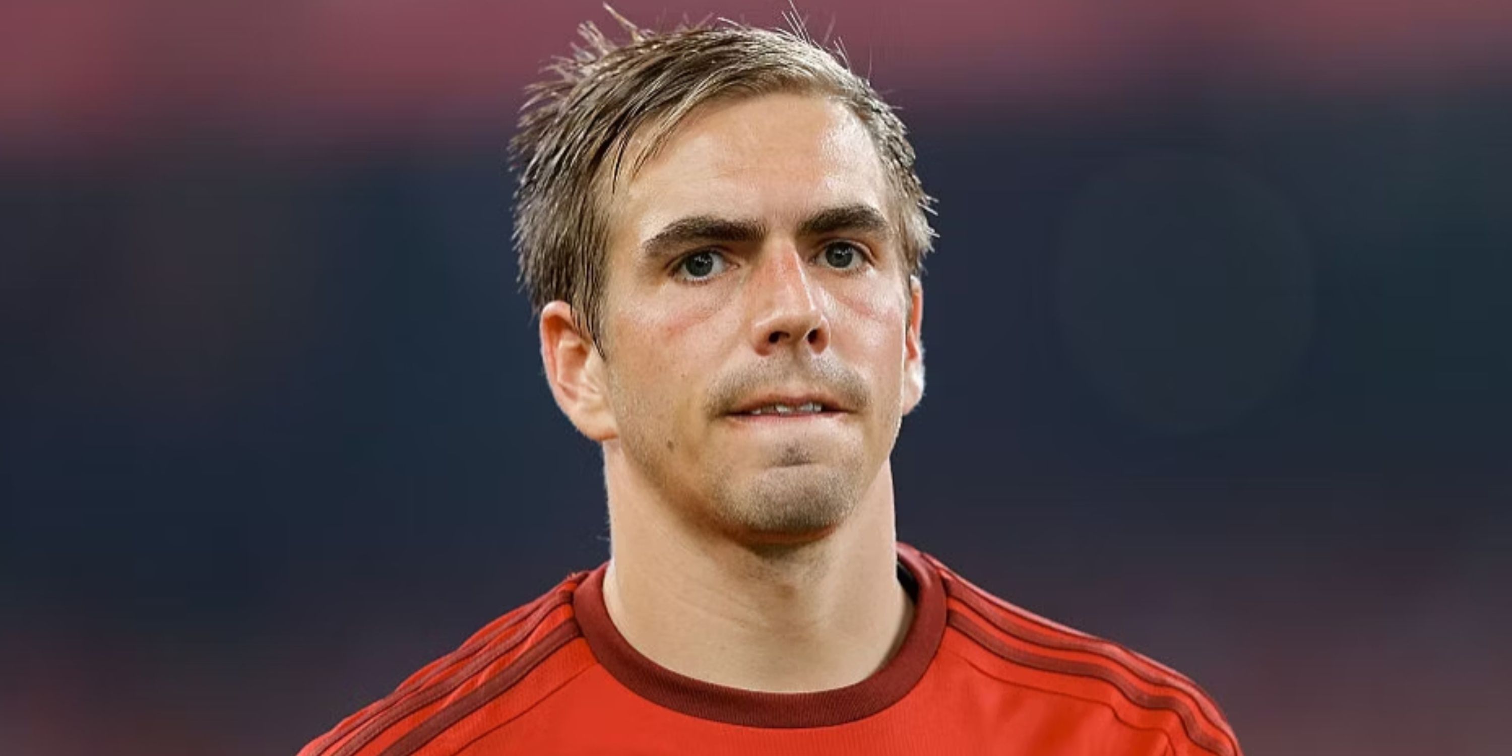 Philipp Lahm pre-match waiting to kick-off