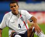 Jermaine Jenas in action for England