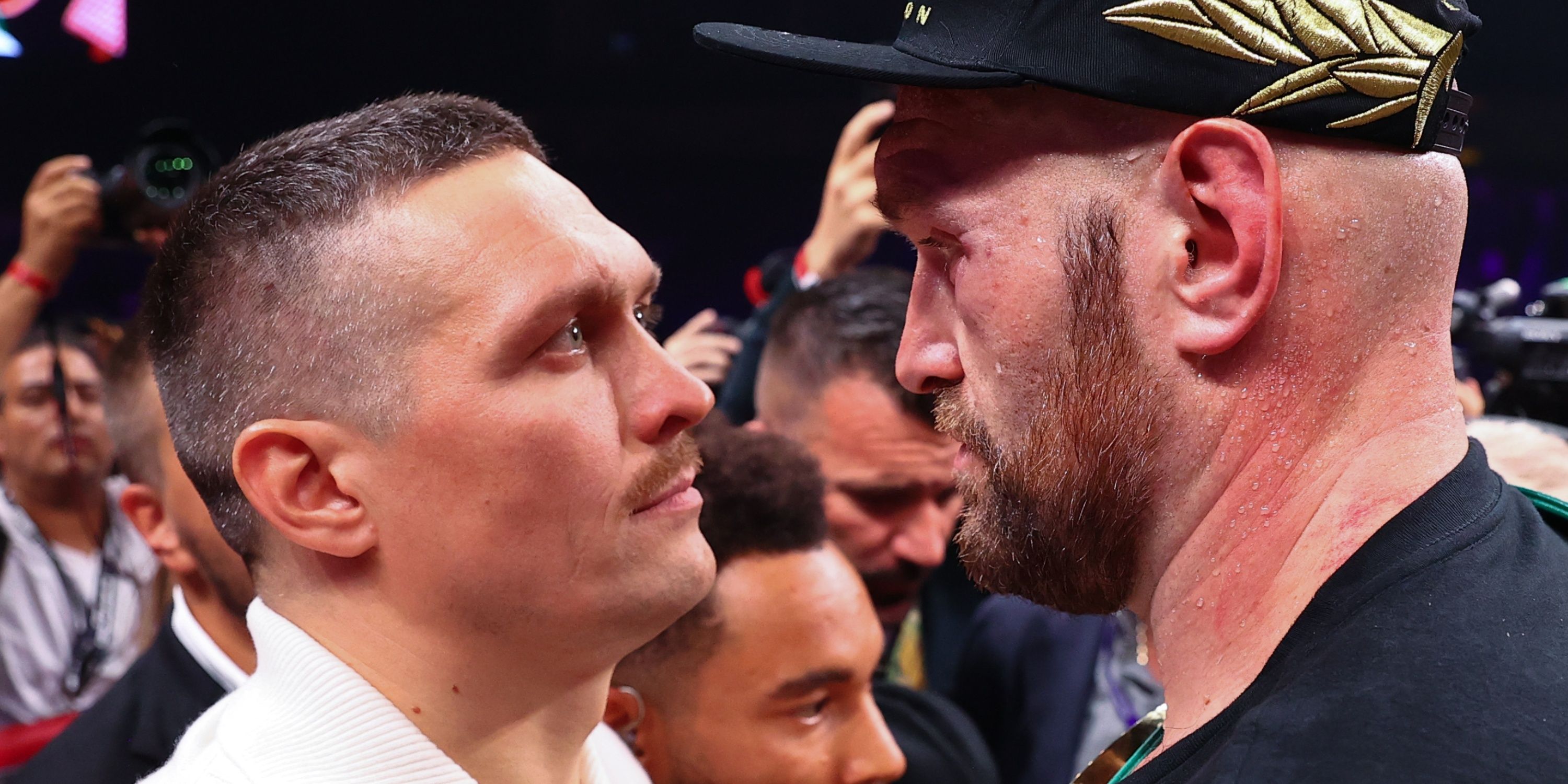 Oleksandr Usyk's Priceless Reaction To Tyson Fury Video Message Over Fight