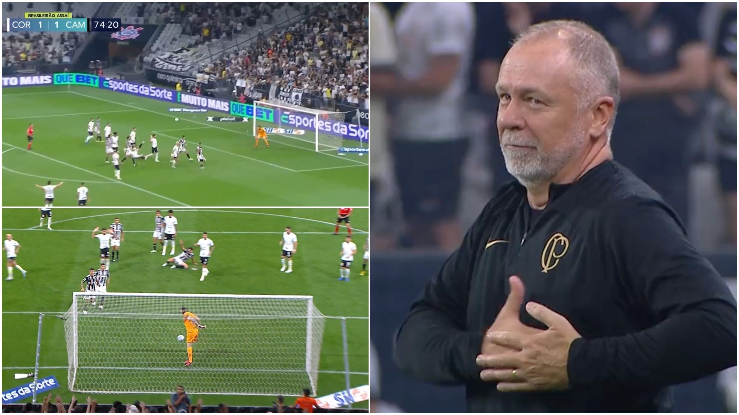 corinthians goalkeeper indirect free kick