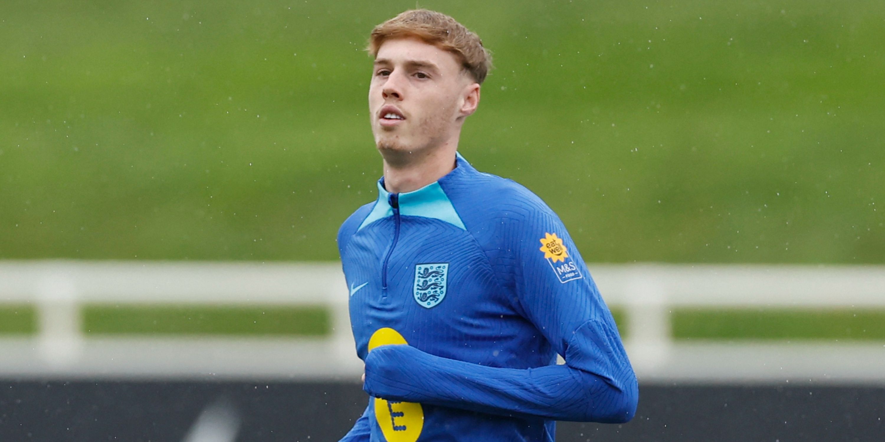 Cole Palmer in England training