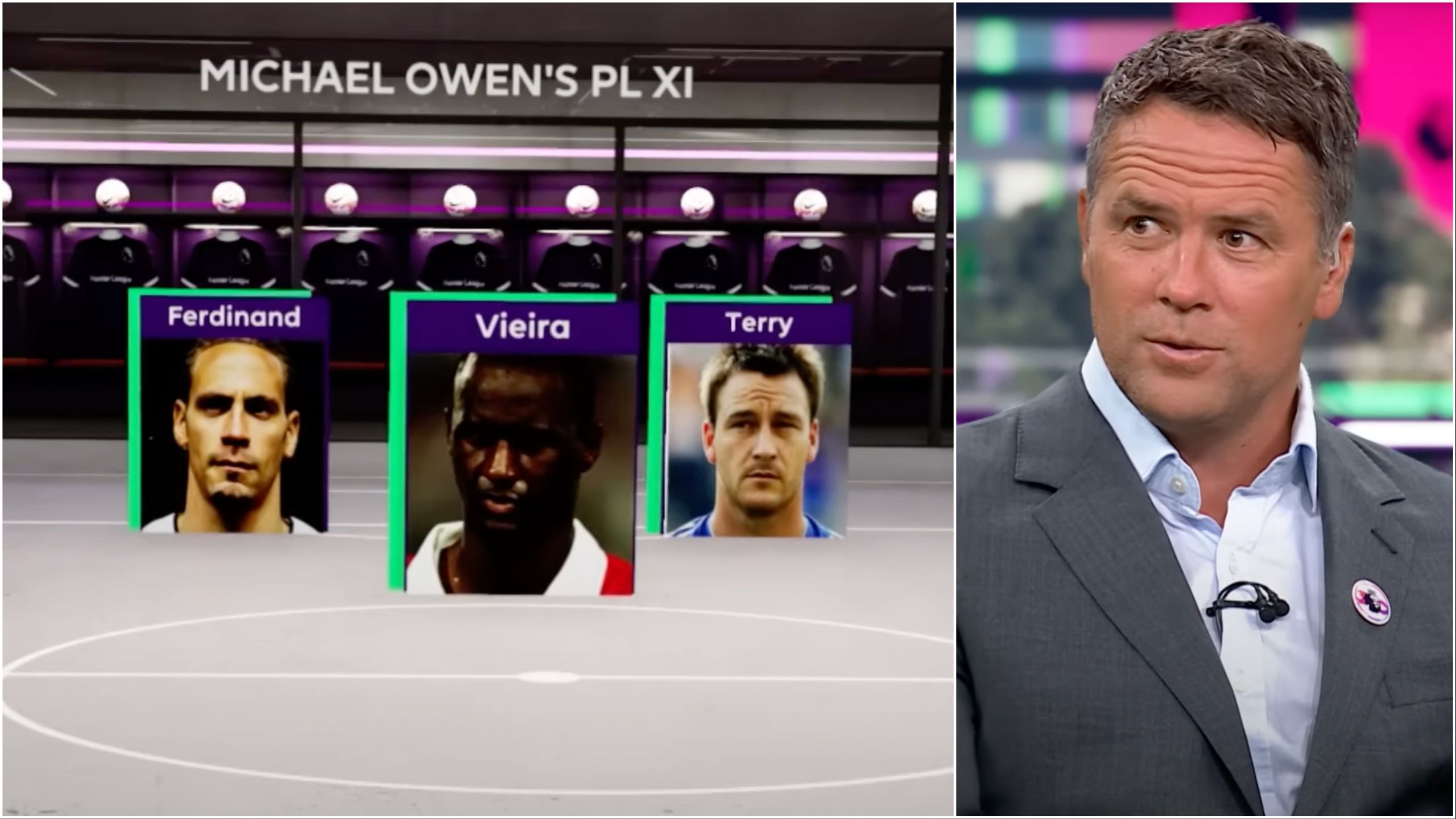 Oh My Goal on X: Michael Owen's Premier League Legends XI   / X